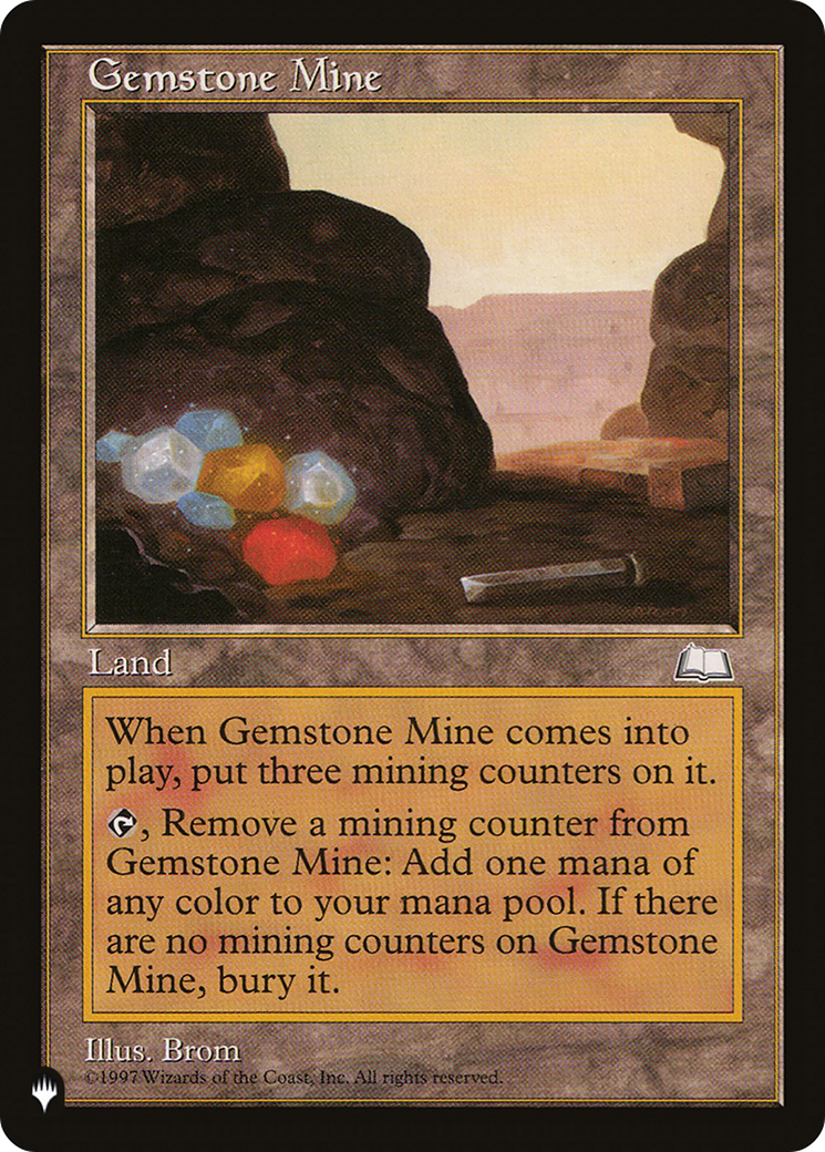 Gemstone Mine (WTH) [The List Reprints] | Rook's Games and More