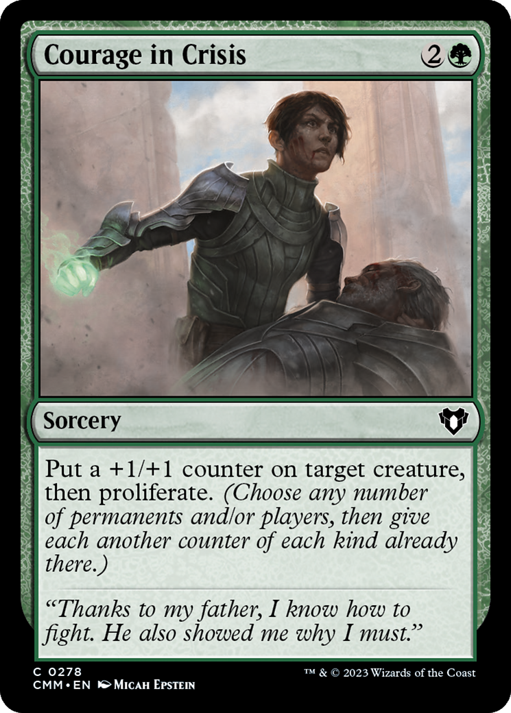Courage in Crisis [Commander Masters] | Rook's Games and More