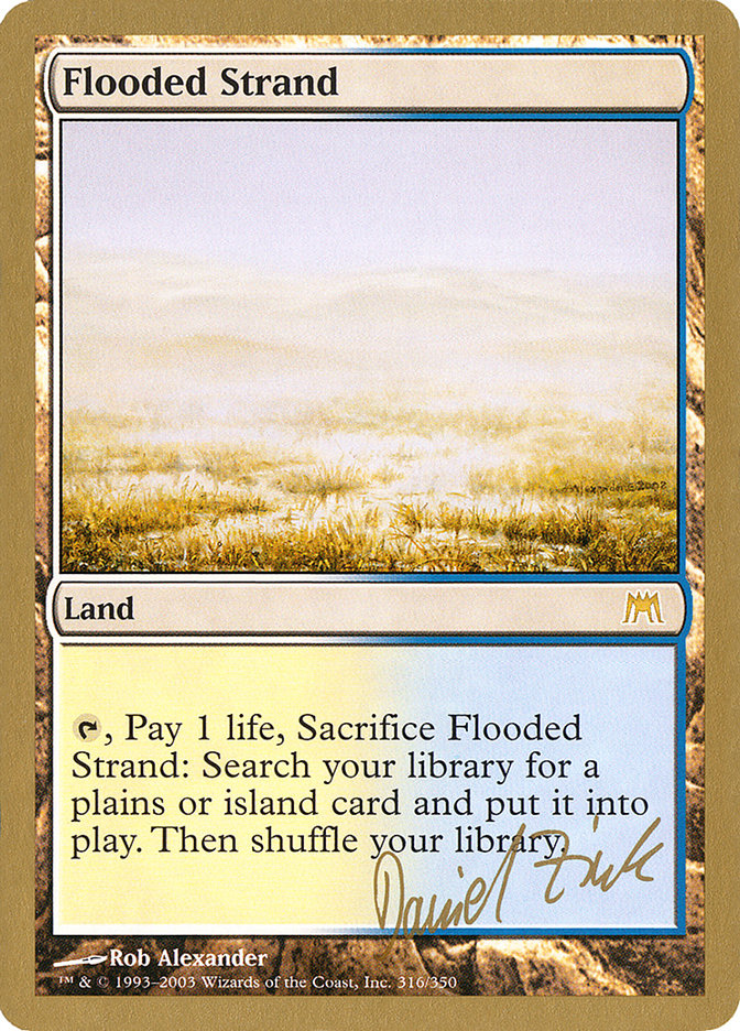 Flooded Strand (Daniel Zink) [World Championship Decks 2003] | Rook's Games and More