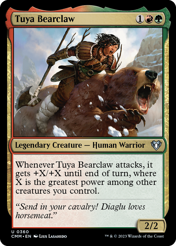 Tuya Bearclaw [Commander Masters] | Rook's Games and More