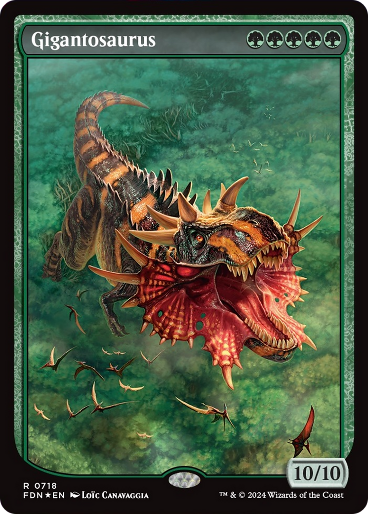 Gigantosaurus (Full Art) [Foundations] | Rook's Games and More