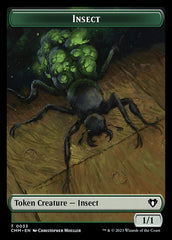 Eldrazi Spawn // Insect Double-Sided Token [Commander Masters Tokens] | Rook's Games and More