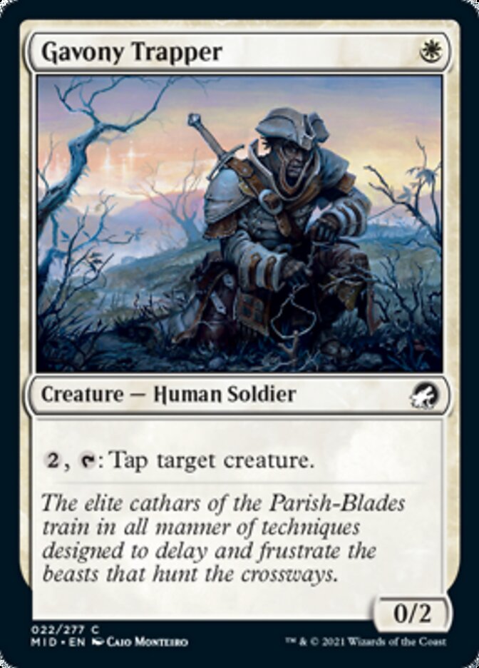 Gavony Trapper [Innistrad: Midnight Hunt] | Rook's Games and More