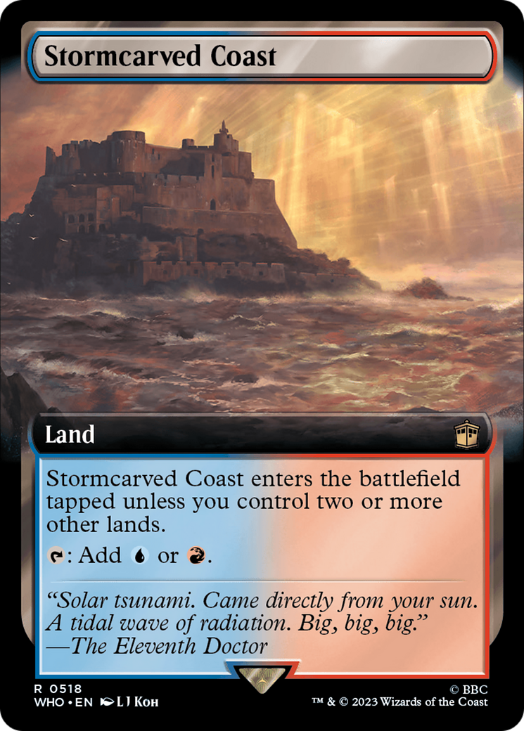 Stormcarved Coast (Extended Art) [Doctor Who] | Rook's Games and More