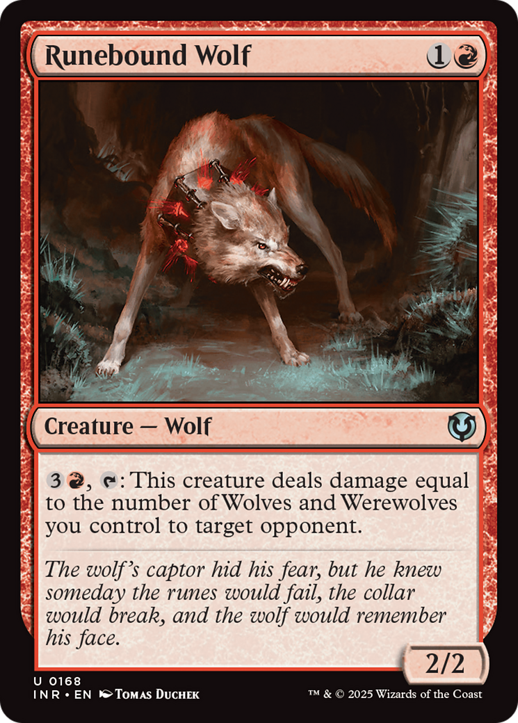 Runebound Wolf [Innistrad Remastered] | Rook's Games and More