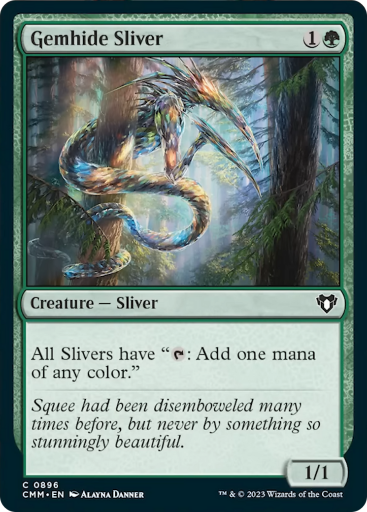 Gemhide Sliver [Commander Masters] | Rook's Games and More