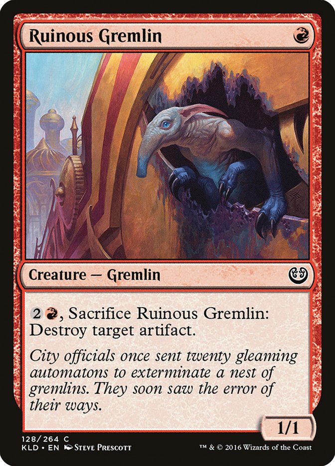 Ruinous Gremlin [Kaladesh] | Rook's Games and More