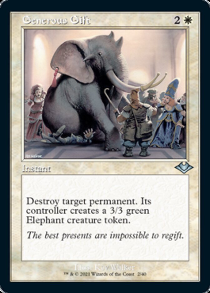 Generous Gift (Retro) [Modern Horizons] | Rook's Games and More