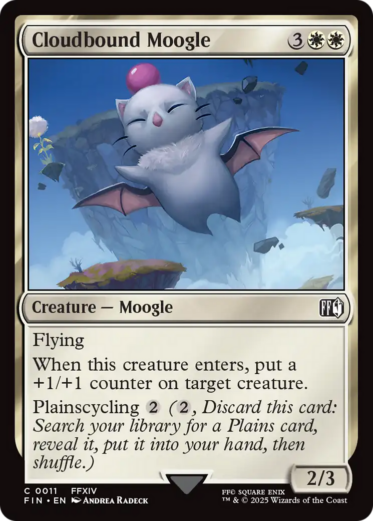Cloudbound Moogle [FINAL FANTASY] | Rook's Games and More