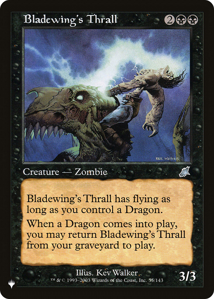 Bladewing's Thrall [The List Reprints] | Rook's Games and More