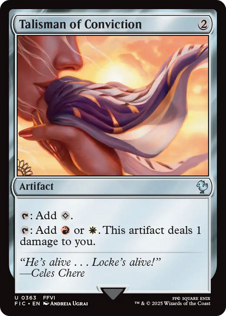 Talisman of Conviction [FINAL FANTASY Commander] | Rook's Games and More