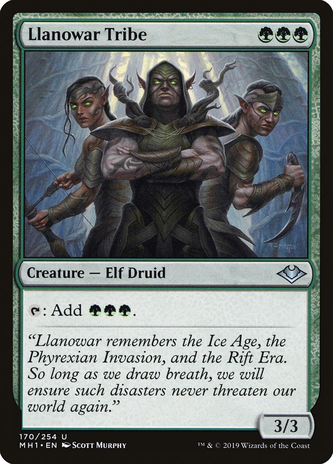 Llanowar Tribe [Modern Horizons] | Rook's Games and More
