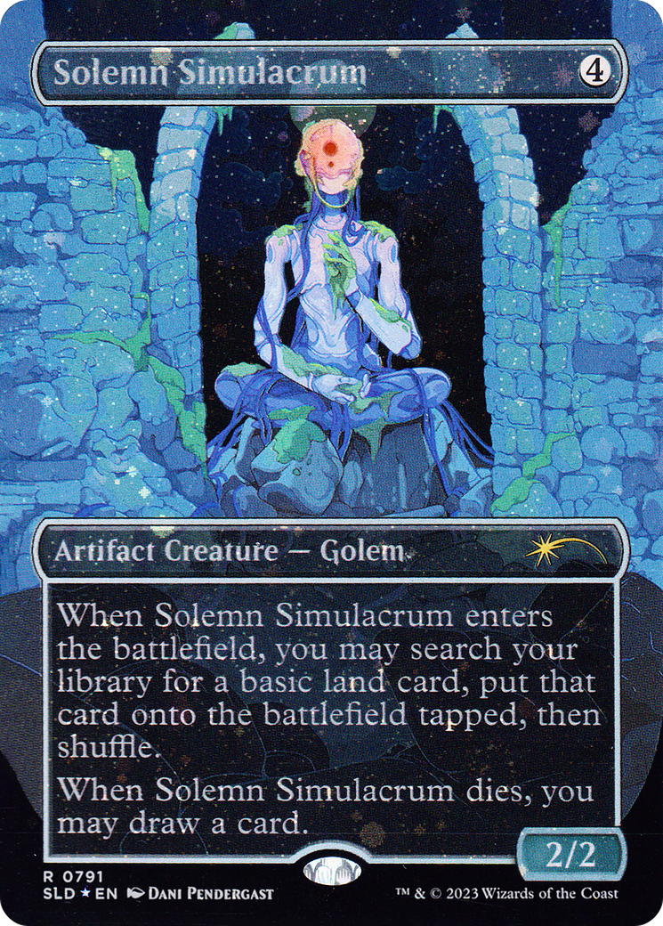 Solemn Simulacrum (1725) (Rainbow Foil) [Secret Lair Drop Series] | Rook's Games and More
