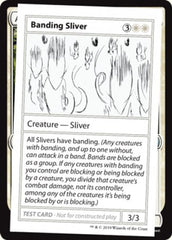Banding Sliver (2021 Edition) [Mystery Booster Playtest Cards]