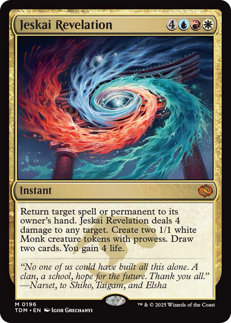 Jeskai Revelation [Tarkir: Dragonstorm] | Rook's Games and More