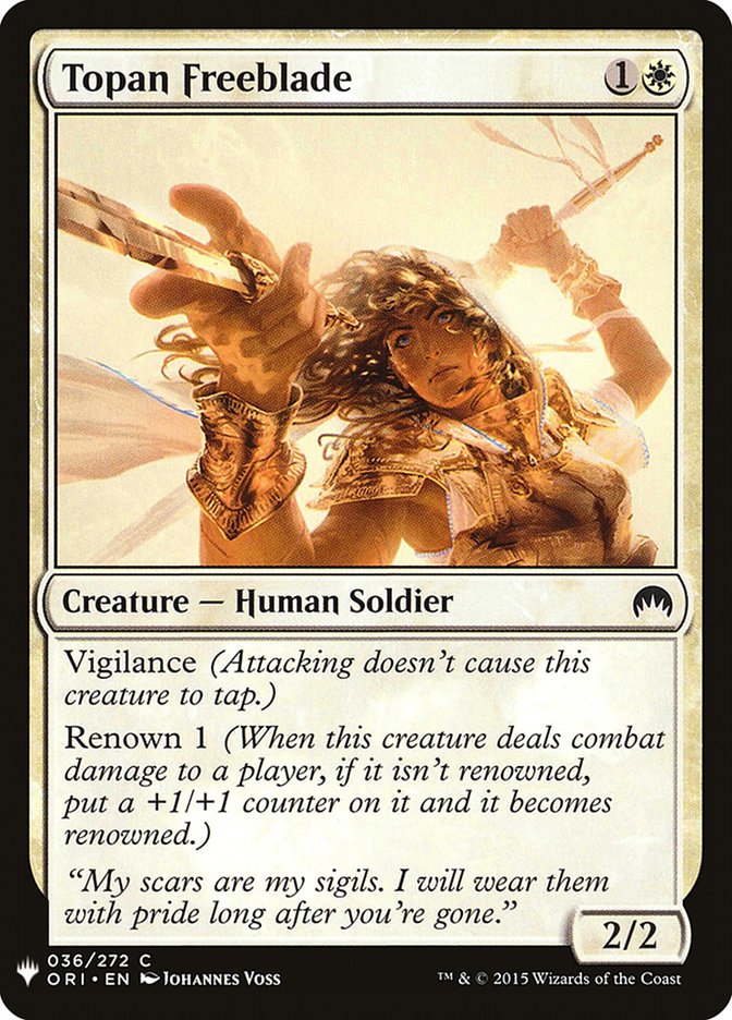 Topan Freeblade [Mystery Booster] | Rook's Games and More