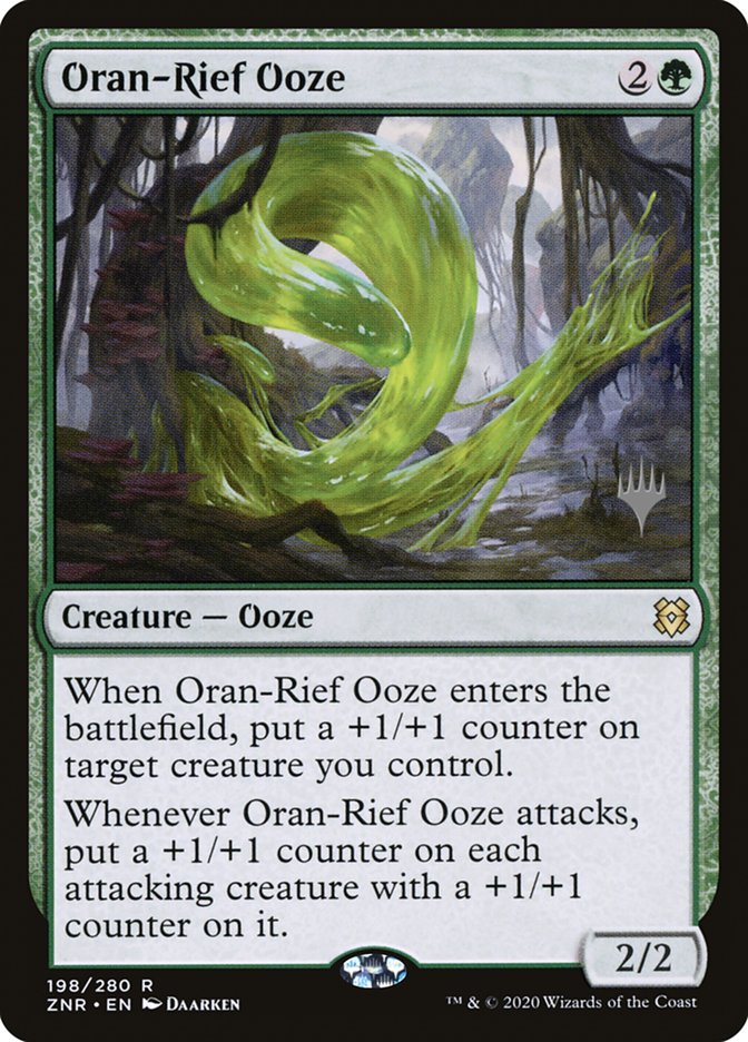 Oran-Rief Ooze (Promo Pack) [Zendikar Rising Promos] | Rook's Games and More