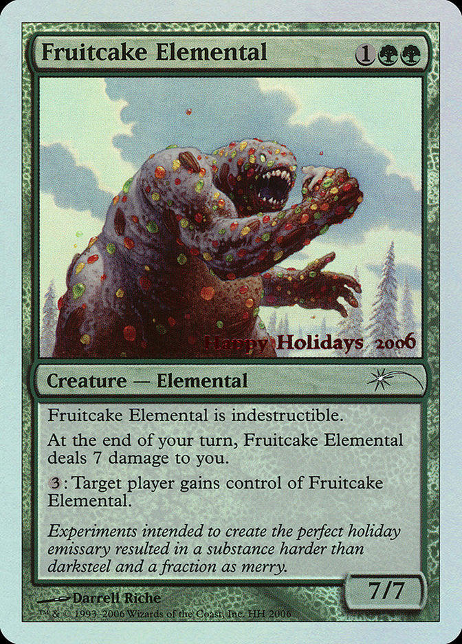 Fruitcake Elemental [Happy Holidays] | Rook's Games and More