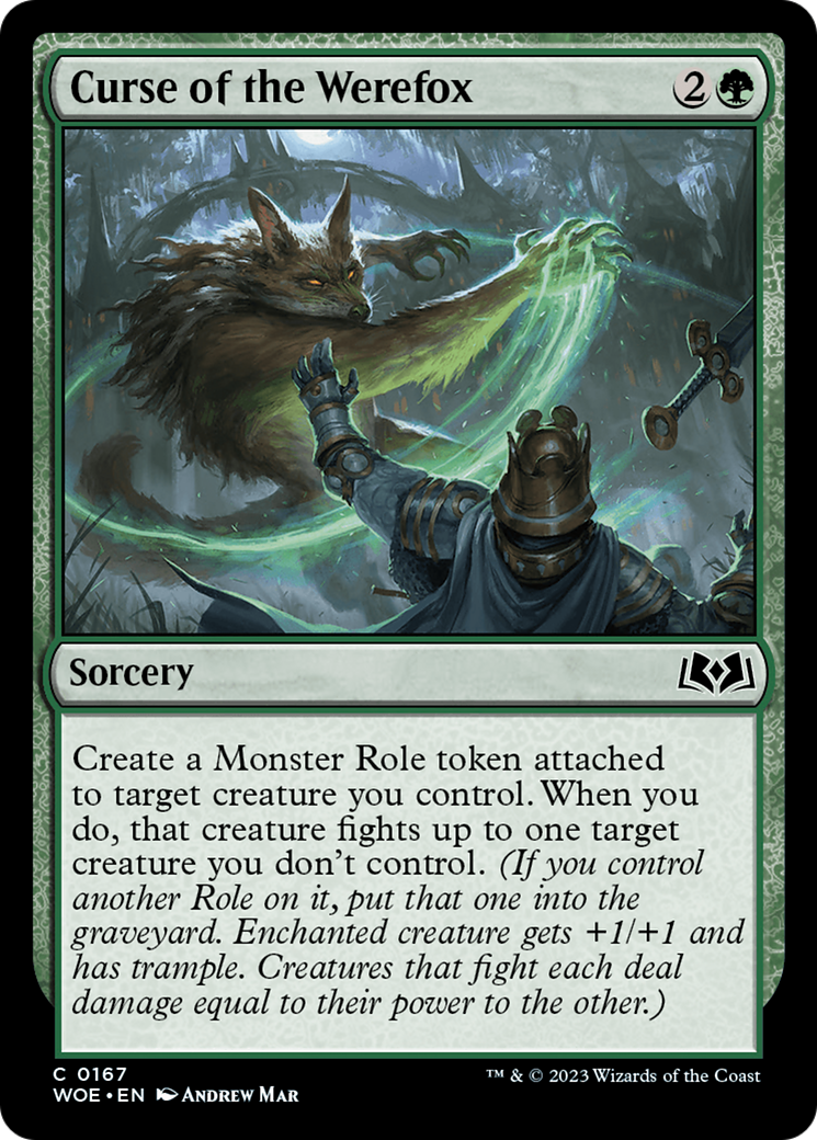 Curse of the Werefox [Wilds of Eldraine] | Rook's Games and More