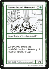 Domesticated Mammoth [Mystery Booster Playtest Cards]