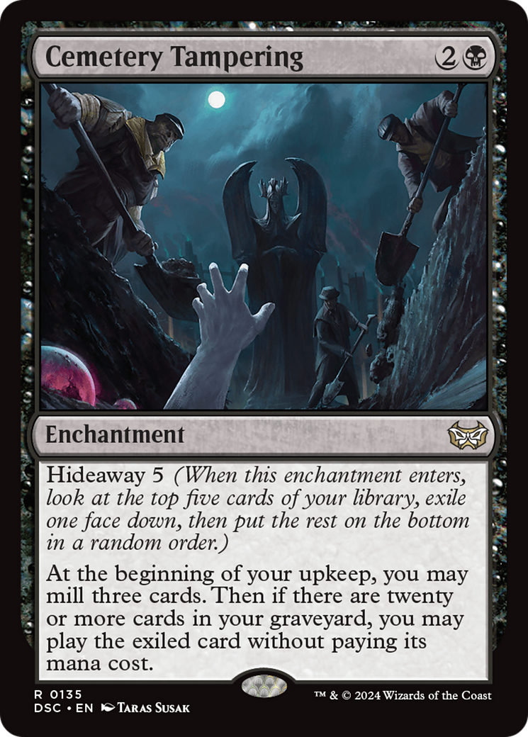 Cemetery Tampering [Duskmourn: House of Horror Commander] | Rook's Games and More
