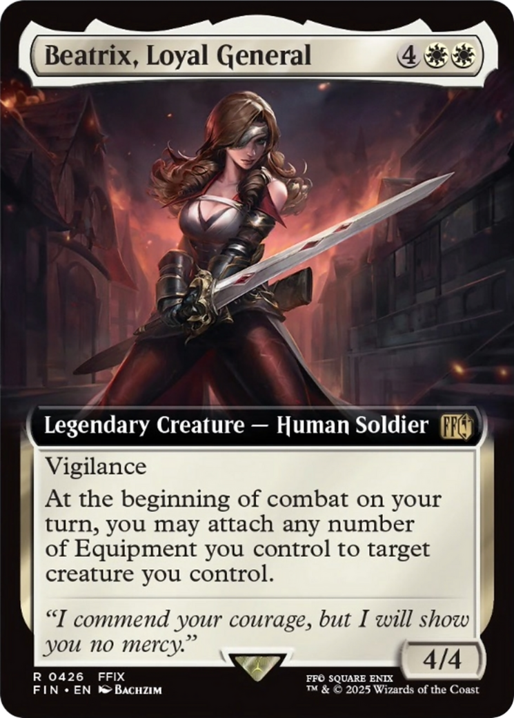 Beatrix, Loyal General (Extended Art) [FINAL FANTASY] | Rook's Games and More