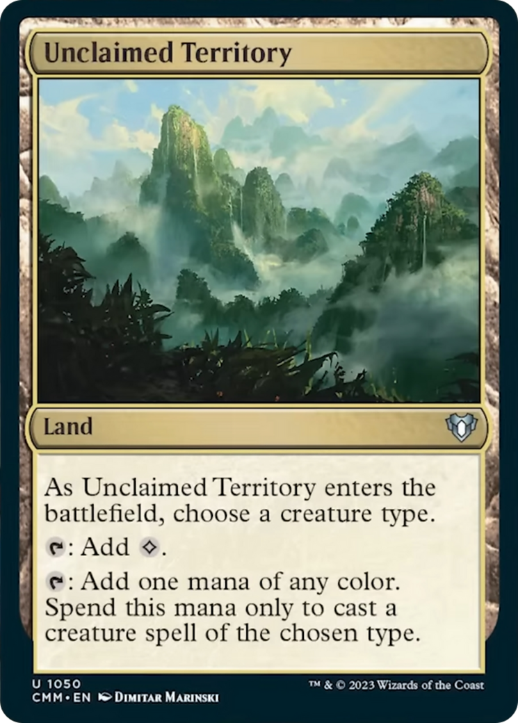 Unclaimed Territory [Commander Masters] | Rook's Games and More