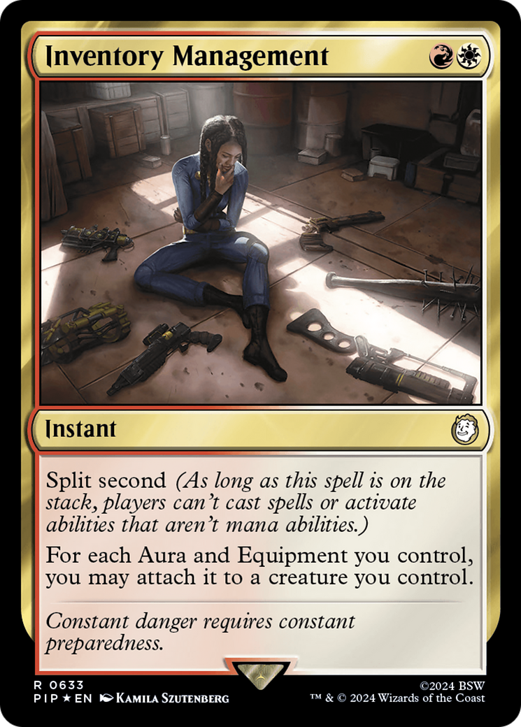 Inventory Management (Surge Foil) [Fallout] | Rook's Games and More