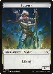 Soldier // Thopter Double-Sided Token [March of the Machine Tokens] | Rook's Games and More