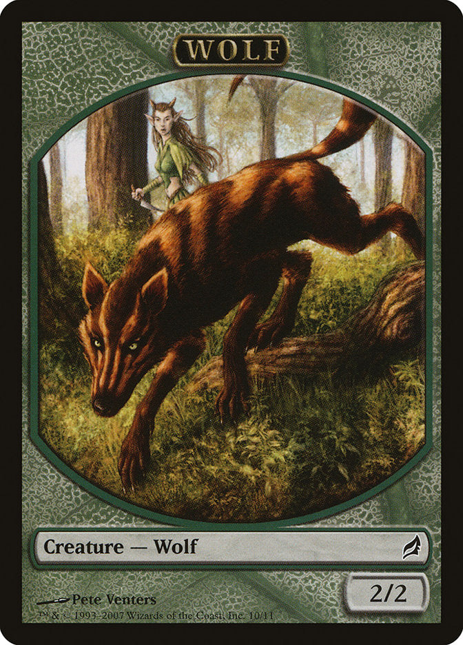 Wolf Token [Lorwyn Tokens] | Rook's Games and More