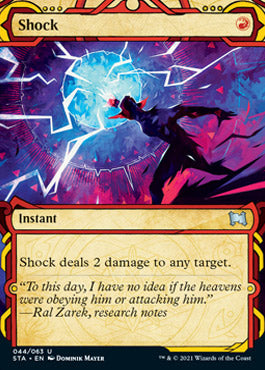 Shock (Foil Etched) [Strixhaven: Mystical Archive] | Rook's Games and More