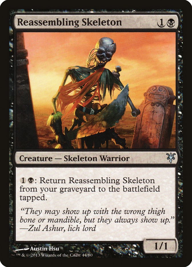 Reassembling Skeleton [Duel Decks: Sorin vs. Tibalt] | Rook's Games and More