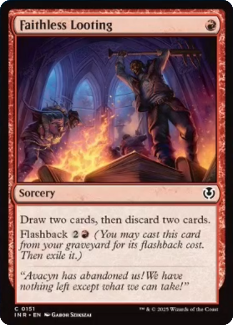Faithless Looting [Innistrad Remastered] | Rook's Games and More