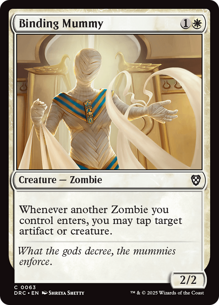 Binding Mummy [Aetherdrift Commander] | Rook's Games and More