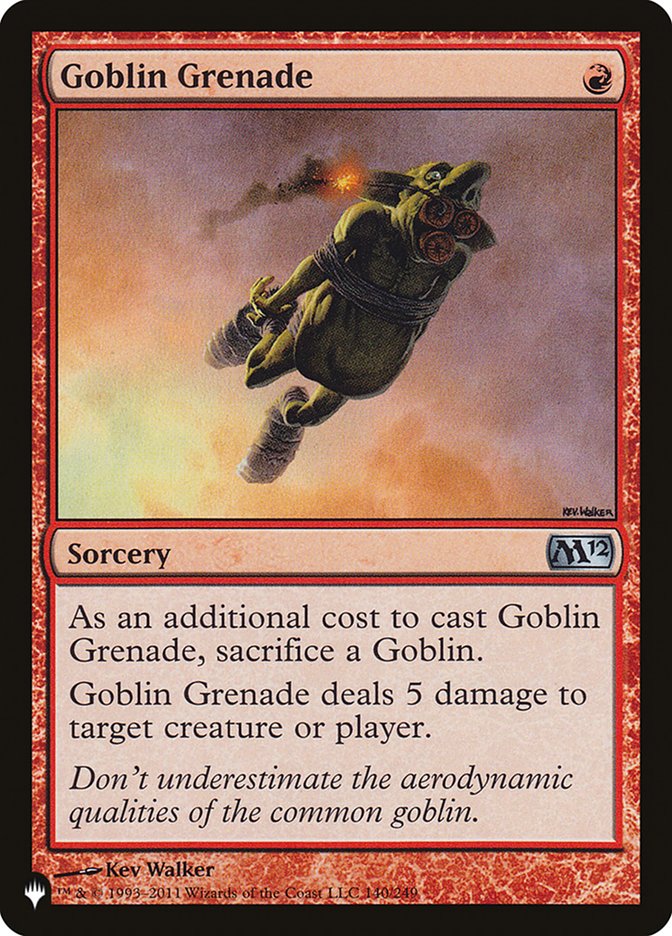 Goblin Grenade [The List] | Rook's Games and More