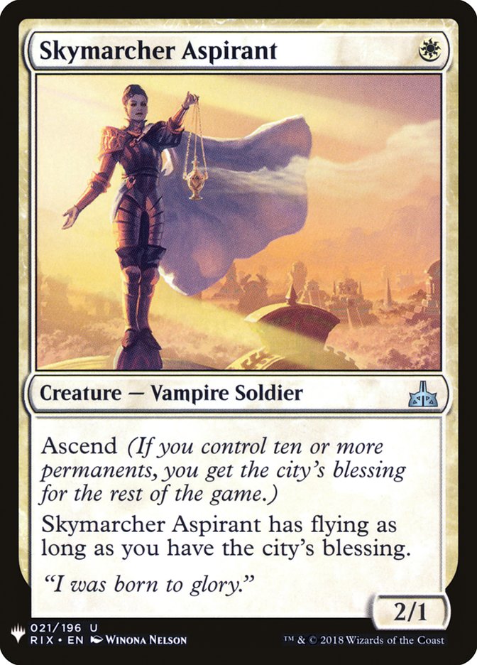 Skymarcher Aspirant [Mystery Booster] | Rook's Games and More