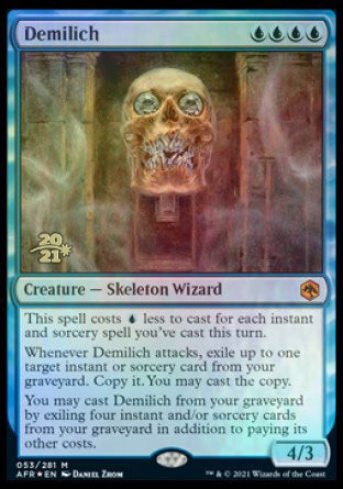Demilich [Dungeons & Dragons: Adventures in the Forgotten Realms Prerelease Promos] | Rook's Games and More