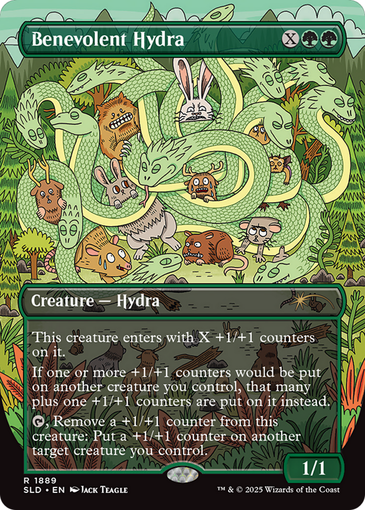 Benevolent Hydra (Rainbow Foil) [Secret Lair Drop Series] | Rook's Games and More