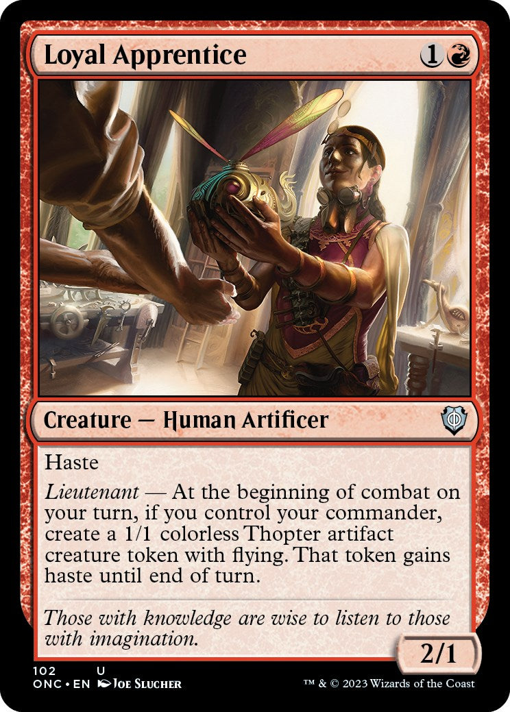 Loyal Apprentice [Phyrexia: All Will Be One Commander] | Rook's Games and More