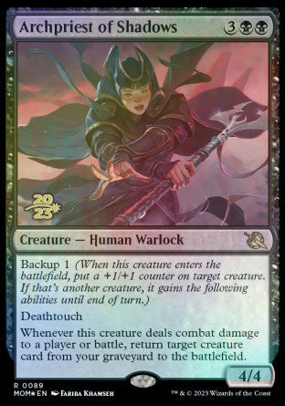Archpriest of Shadows [March of the Machine Prerelease Promos] | Rook's Games and More