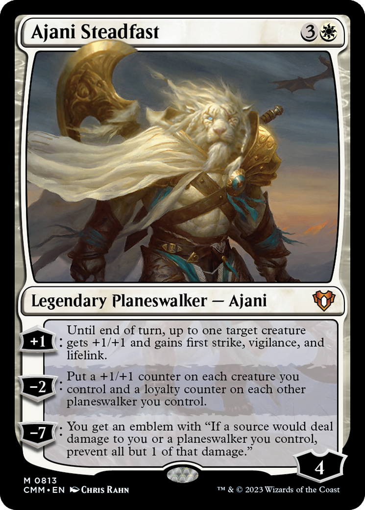 Ajani Steadfast [Commander Masters] | Rook's Games and More