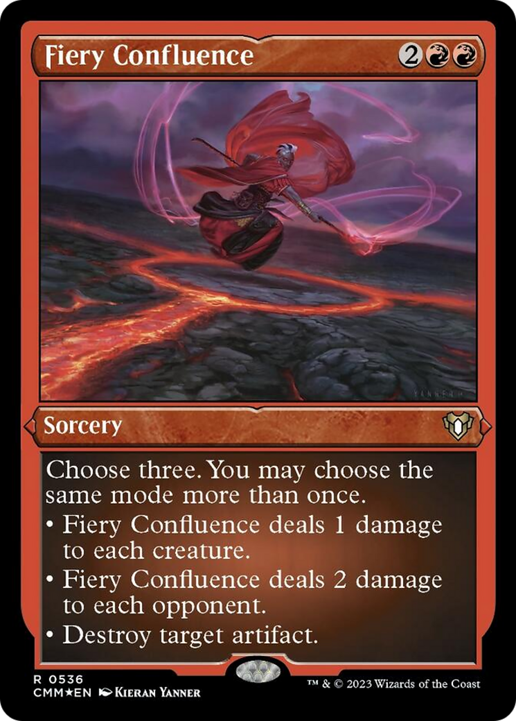 Fiery Confluence (Foil Etched) [Commander Masters] | Rook's Games and More