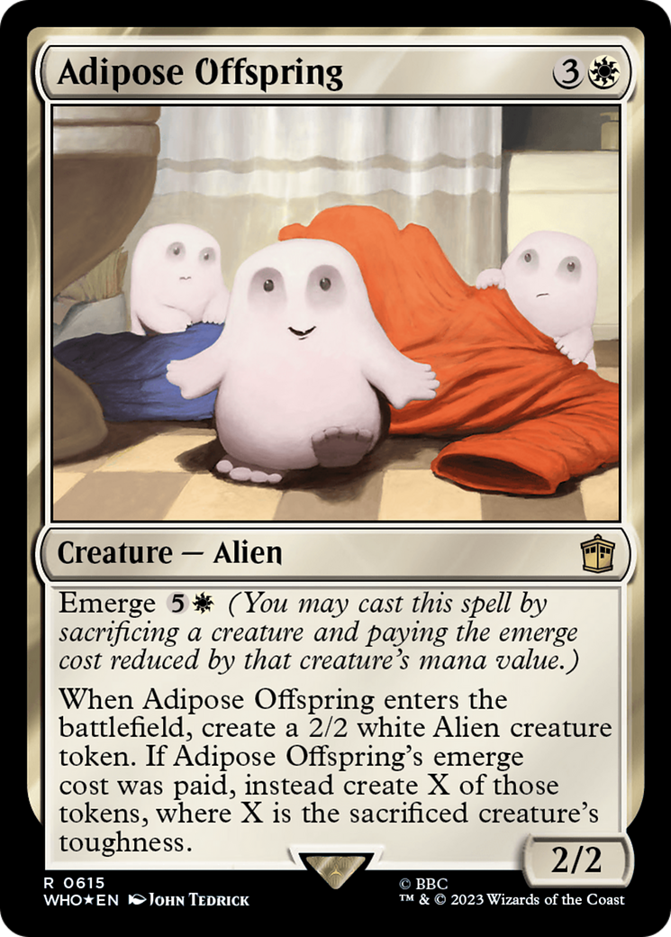 Adipose Offspring (Surge Foil) [Doctor Who] | Rook's Games and More