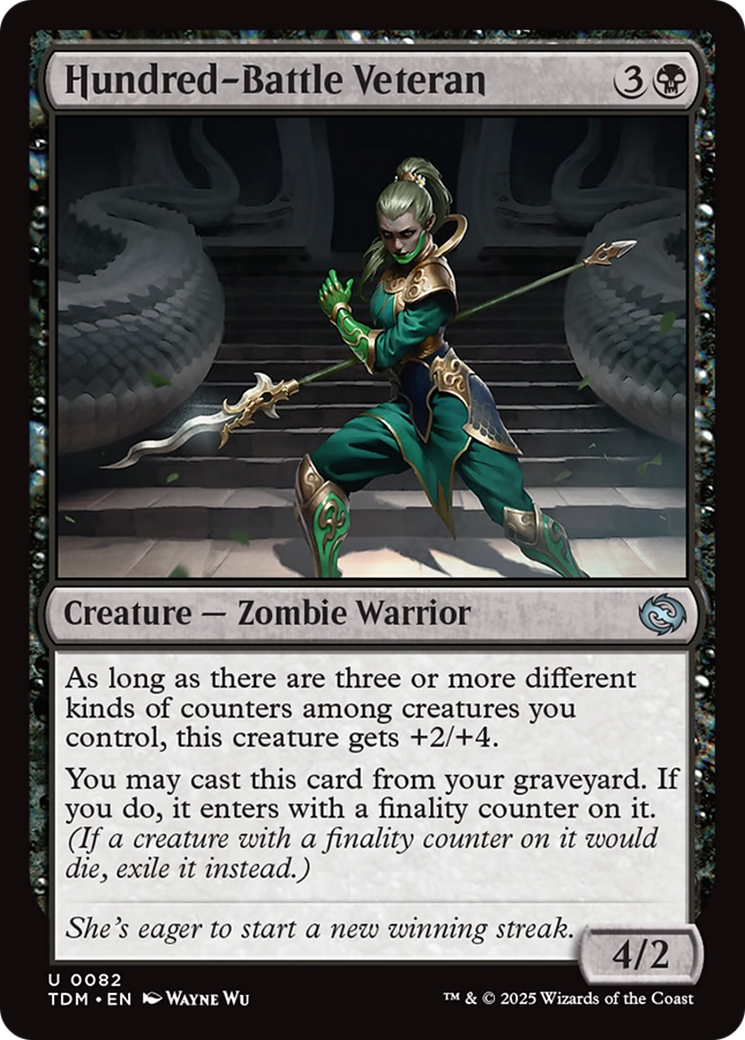 Hundred-Battle Veteran [Tarkir: Dragonstorm] | Rook's Games and More