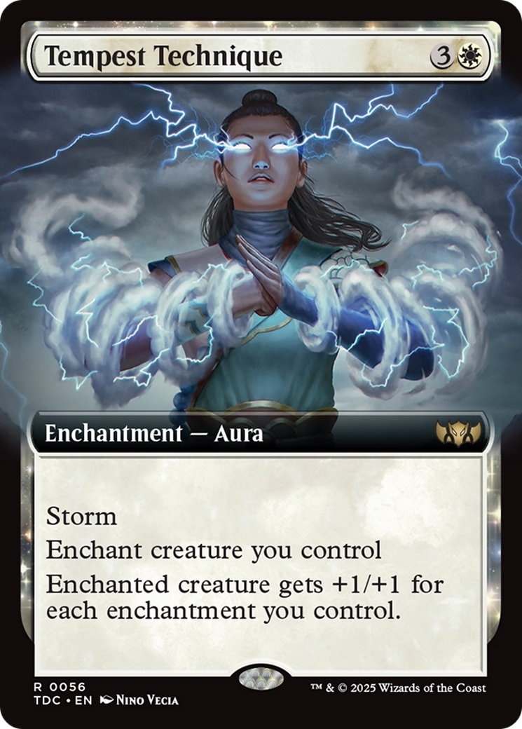 Tempest Technique (Extended Art) [Tarkir: Dragonstorm Commander] | Rook's Games and More