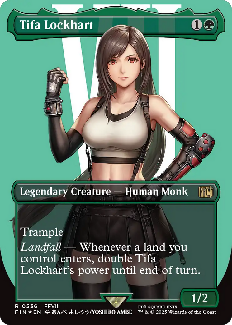 Tifa Lockhart (Borderless) (Surge Foil) [FINAL FANTASY] | Rook's Games and More