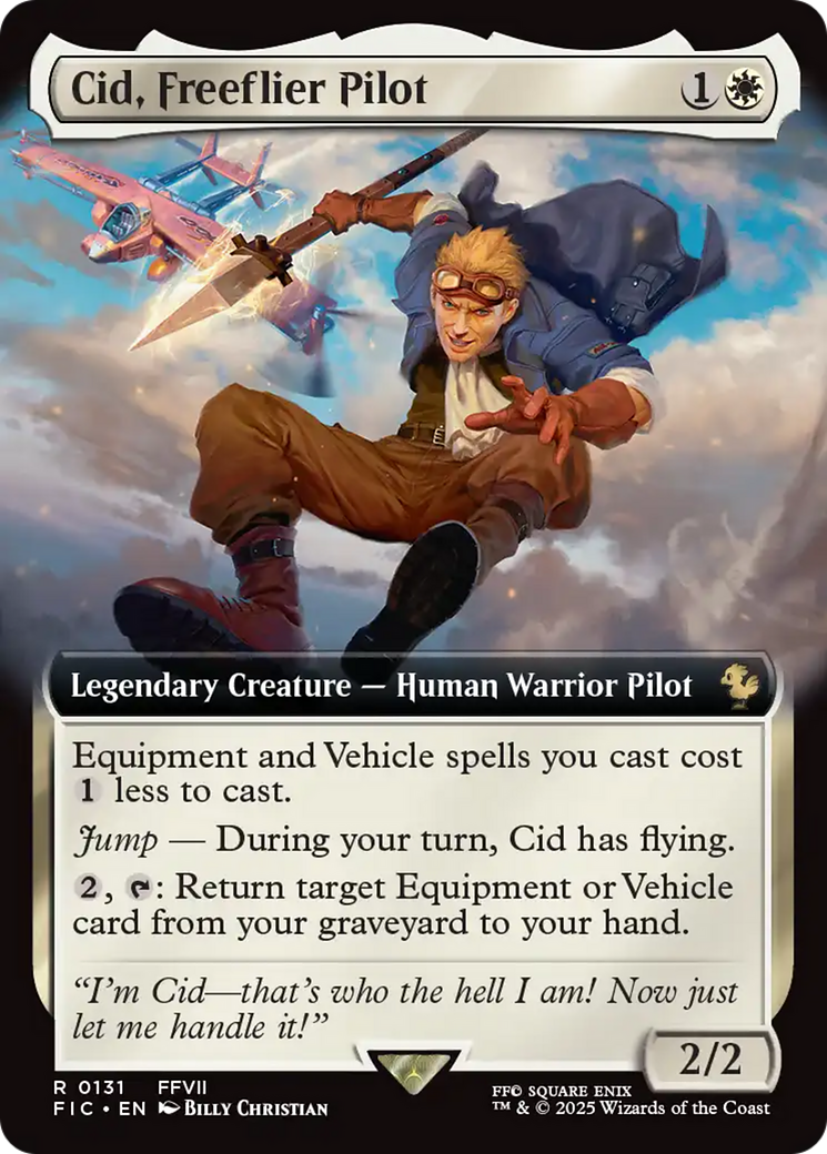 Cid, Freeflier Pilot (Extended Art) [FINAL FANTASY Commander] | Rook's Games and More