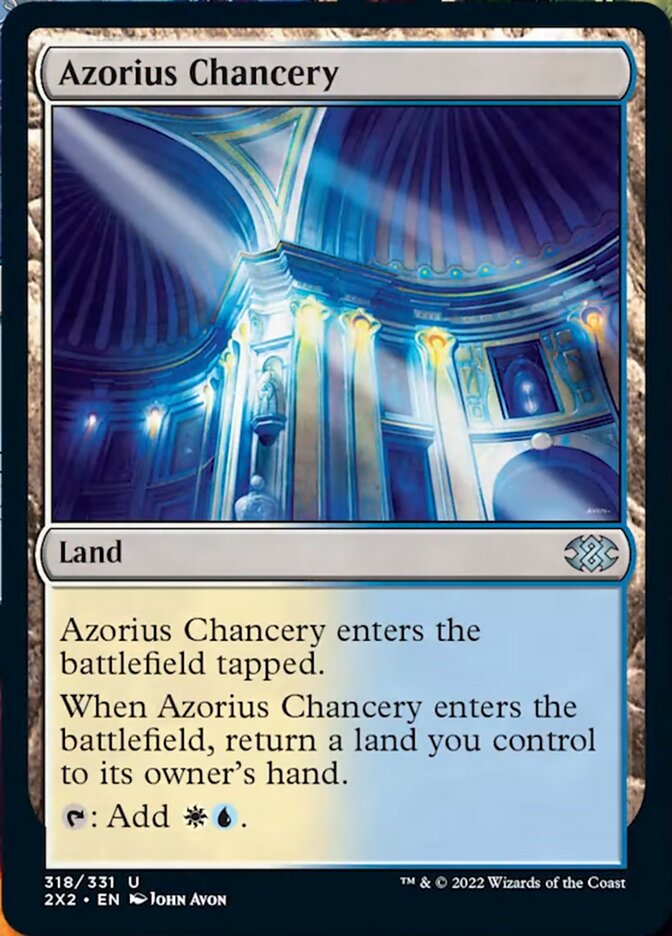 Azorius Chancery [Double Masters 2022] | Rook's Games and More