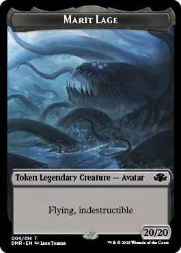 Elephant // Marit Lage Double-Sided Token [Dominaria Remastered Tokens] | Rook's Games and More