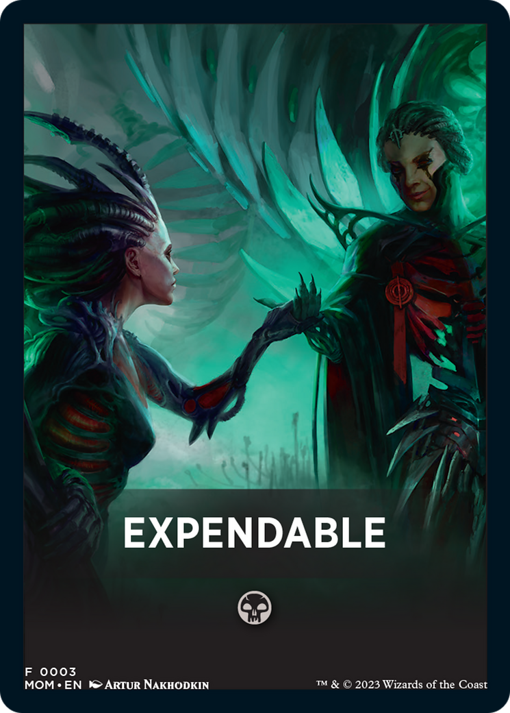 Expendable Theme Card [March of the Machine Tokens] | Rook's Games and More